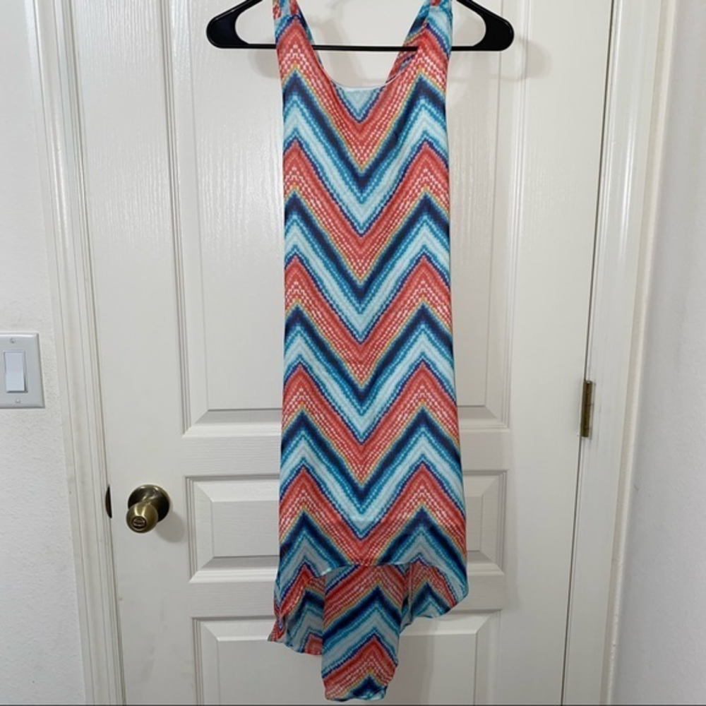 Tween Diva‎ dress chevron girls size 8 sundress